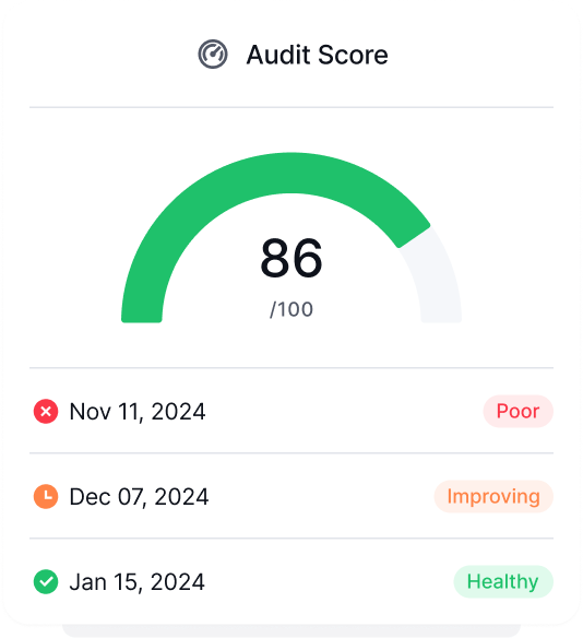 Audit score